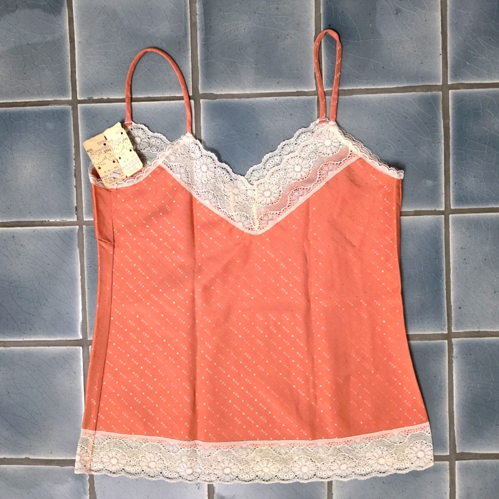 DEENA | Peach With LaceTrim Camisole
